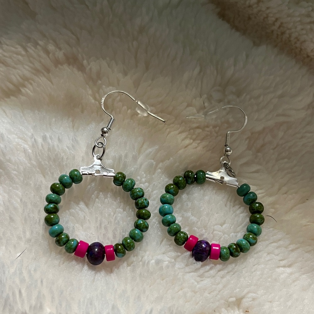 New beaded earrings